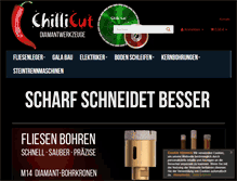 Tablet Screenshot of chillicut.com